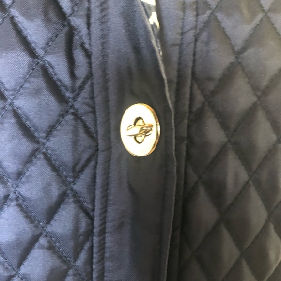 DENNIS BASSO blue silk quilted jacket - Picture 5 of 10